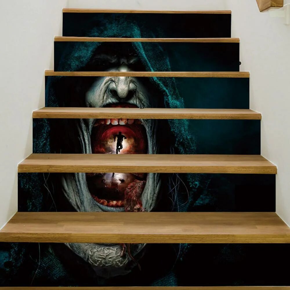 Темно скрип. Лестница хоррор. Лестница из ужасов.