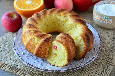 Кекс с яблоками и апельсинами - пошаговый рецепт с фото на Повар.ру