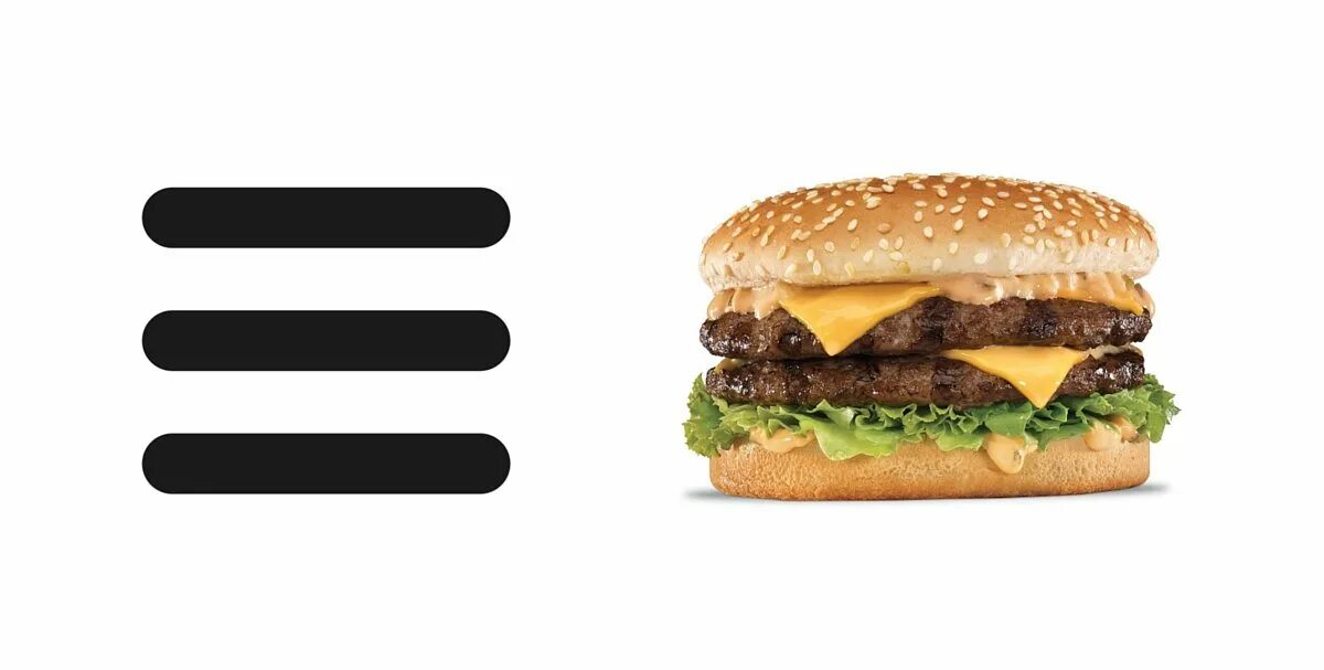 Hamburger menu