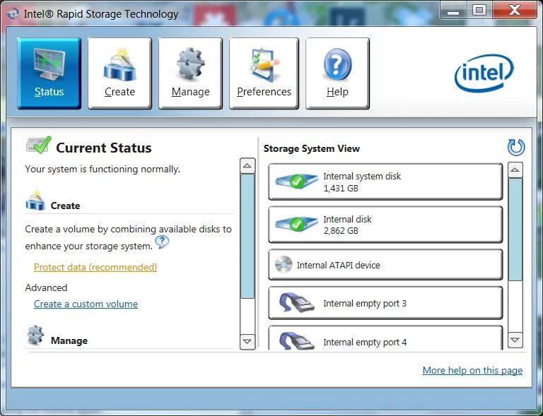 Intel rapid storage driver asus. Intel rapid storage technology.