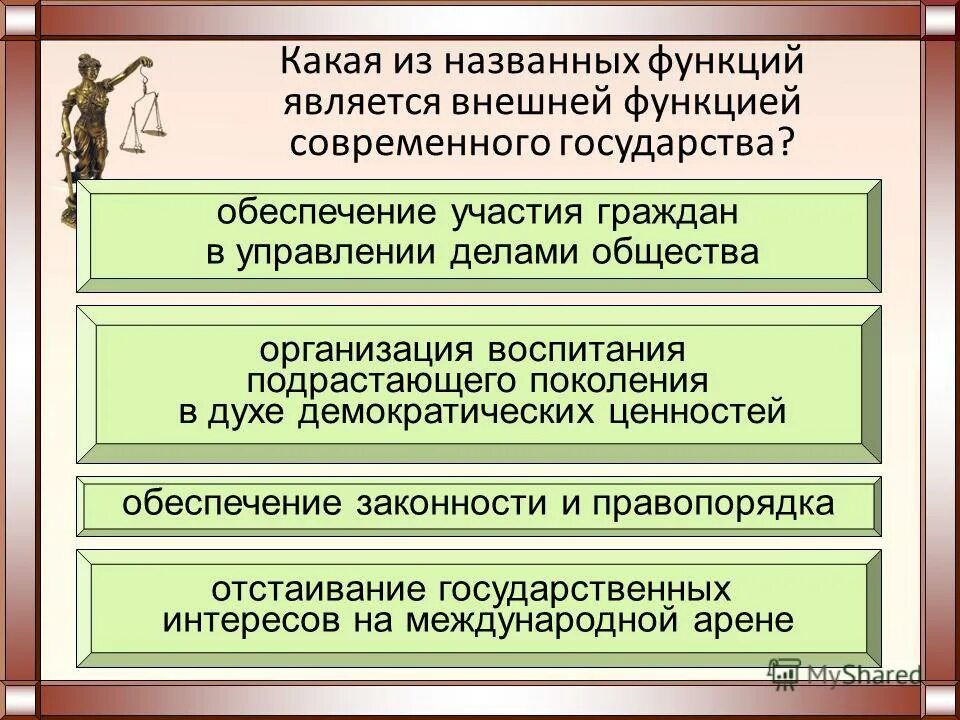 Основные внутренние функции государства. Внуьренние функции гос. Внутренние и внешние функции государства. Внутренние функции современного государства. Внутренние функции государства в законах.
