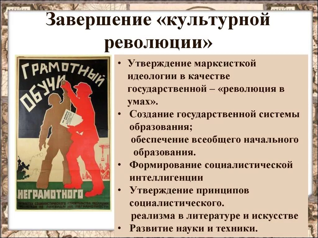 Культурная революция в СССР. Культурная революция в СССР В 1920 1930-Е гг. Культурная революция 1930. Культурная революция 1920. Культурная революция в 20 30 годы