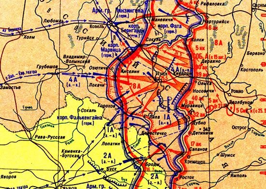 Наступательная операция юго западного фронта. Карта 1 мировой войны Брусиловский прорыв. Наступление Юго-Западного фронта 1916. Брусиловский прорыв 1916 карта.