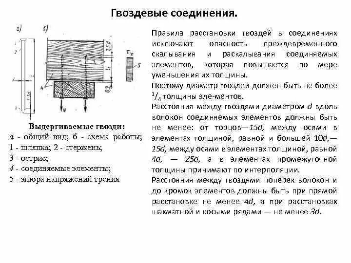 Гвоздевое соединение. Гвоздевое соединение деревянных элементов. расчет гвоздевого соединения. правила соединения на гвоздях.