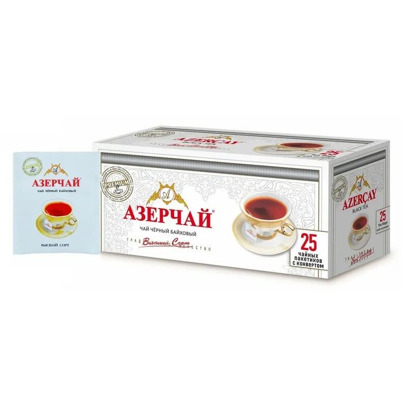 Azercay чай. Премиум чай в пакетиках.