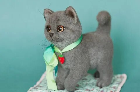 Игрушки из шерсти кота