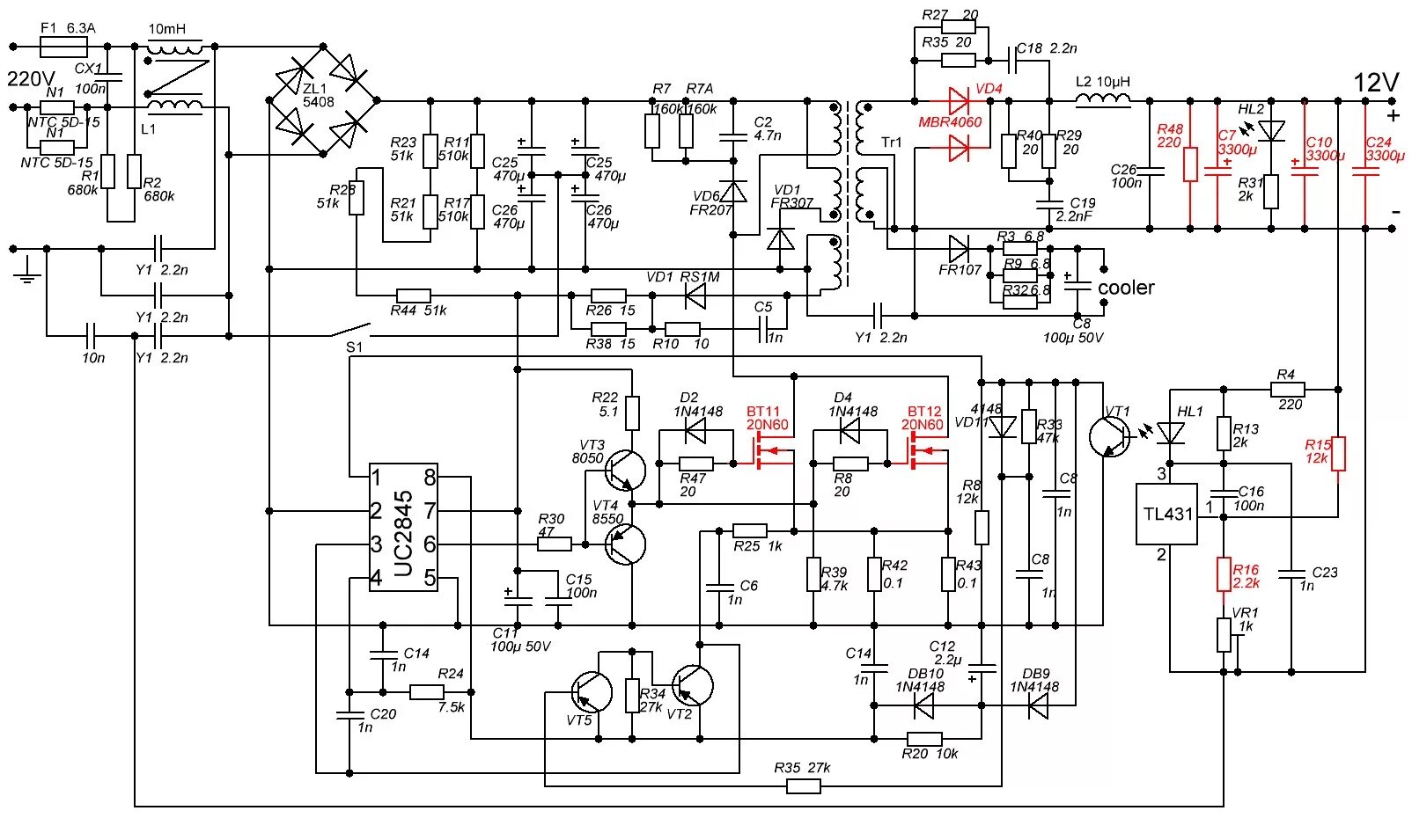 360 12 15 25. Ac150swled.eup.3.0 схема. Схема китайского импульсного БП 12в 20а. Импульсный блок питания 1000 ватт схема. Uc3845 блок питания ATX.