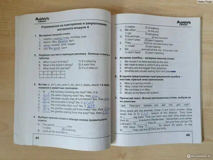 Английский в фокусе 6 грамматический тренажер pdf