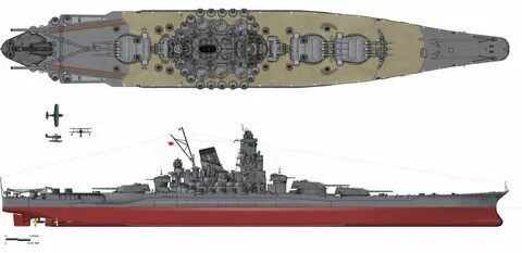 Yamato-class battleship blueprint.