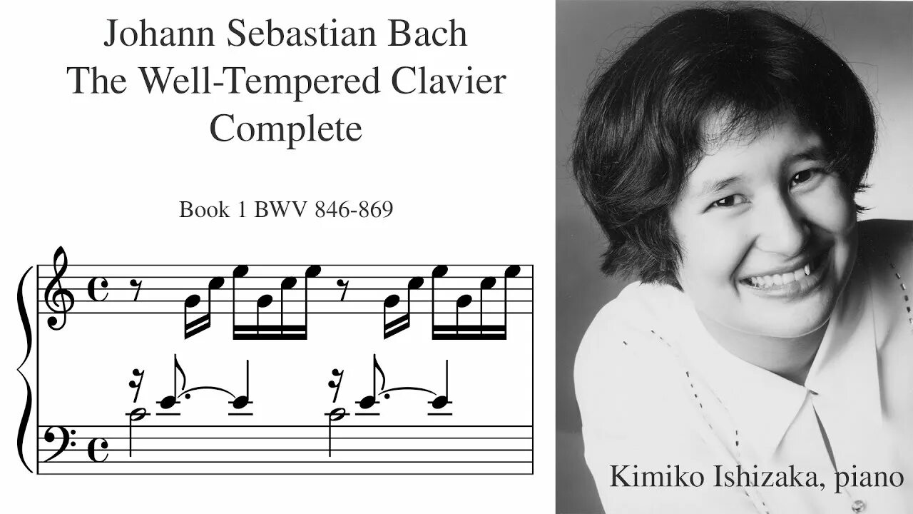 Kimiko Ishizaka Piano. J.S. Bach. The well-Tempered Clavier. Kimiko. Старая кукла Ноты.