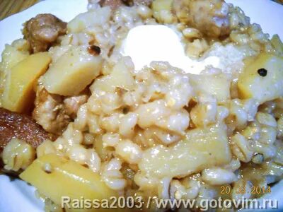 Перловка с картошкой рецепт