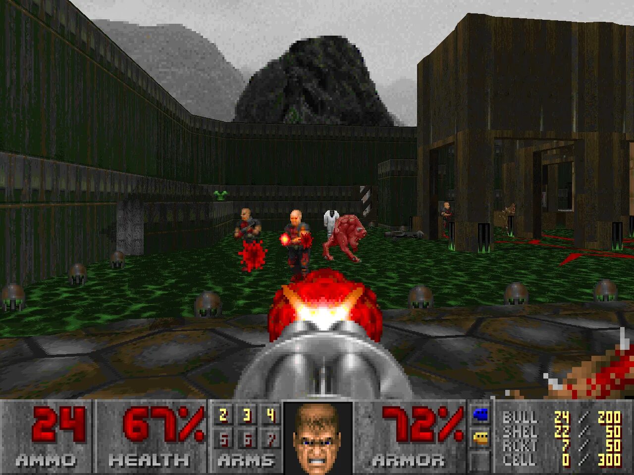 Doom levels. Doom 1 1 уровень. Doom 1 Level.