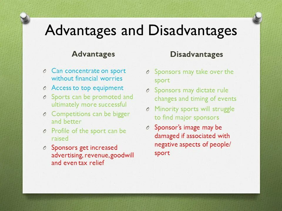 What are the best responses. Advantages and disadvantages. What are the advantages and disadvantages. Sports advantages and disadvantages. Advantages and disadvantages of Sport.