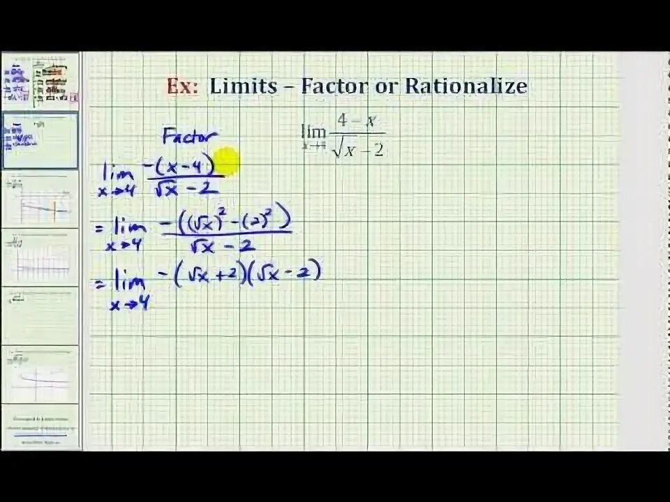 Limit of factorial.