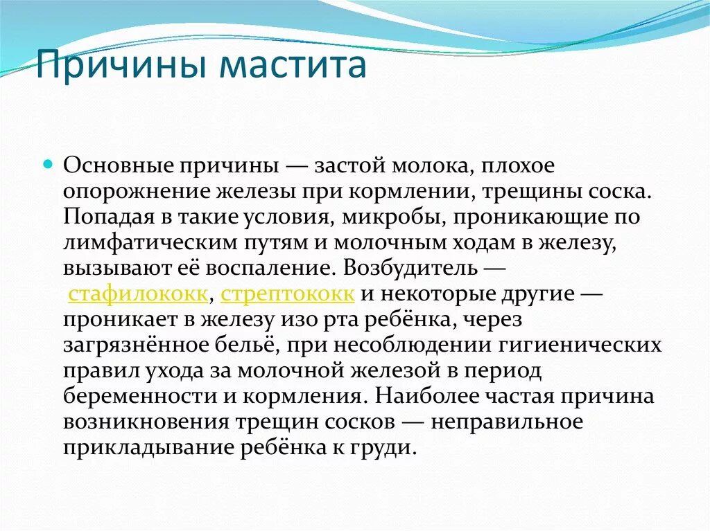 Послеродовый мастит. Факторы возникновения мастита. Мастит причины возникновения. Причины лактационного мастита.