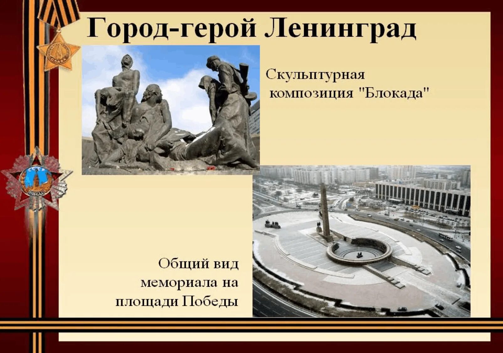 Сообщение о городе герое ленинграде