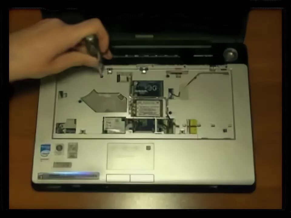 Toshiba Satellite - разборка чистка и диагностика ноутбука - YouTube
