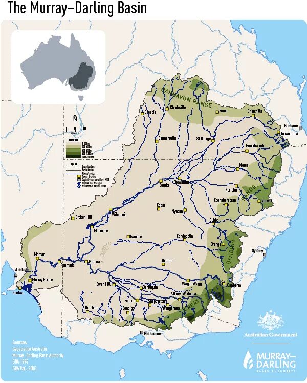 Дарлинг приток. Бассейн реки Муррей. Реки Муррей Дарлинг Купер-крик на карте. Река Муррей на карте. Реки Муре Дорлинг Купер крик на карте.