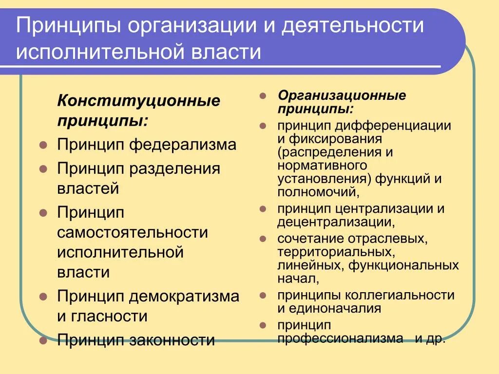 Принципы организации и деятельности исполнительной власти таблица. Принципы организации и деятельности органов исполнительной власти. Основные принципы организации исполнительной власти. Принципы организации органов исполнительной власти. Основные принципы функционирования организаций