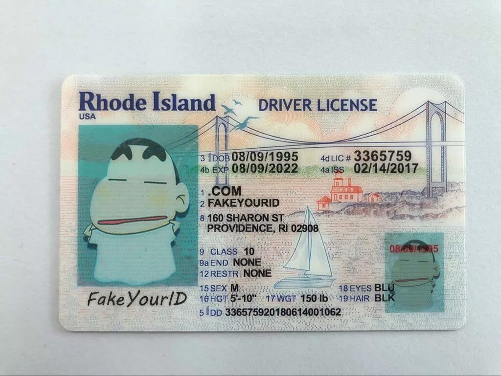 License ended. Rhode Island Driver License. Massachusetts Driver License.