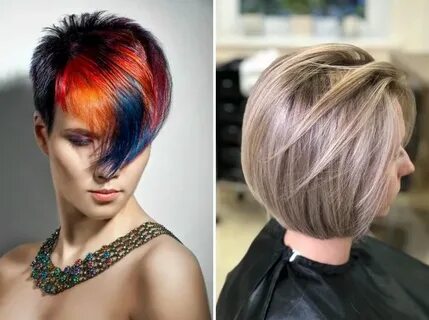 тенденции окрашивания коротких волос