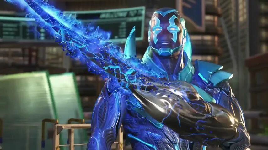 Blue Beetle Injustice 2. Синий Жук Инджастис 2 мобайл. Синий Жук Injustice 2. Голубые персонажи из игр. Игра синий герой