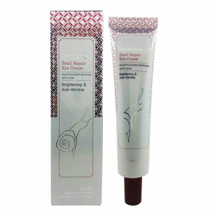 Farm stay Snail Repair Eye Cream. Farmstay Snail Repair Eye,40мл. Крем для глаз с улиткой Farmstay. Восстанавливающий крем для век с муцином улитки Snail Repair Eye Cream Farmstay. Крем для век с улиткой