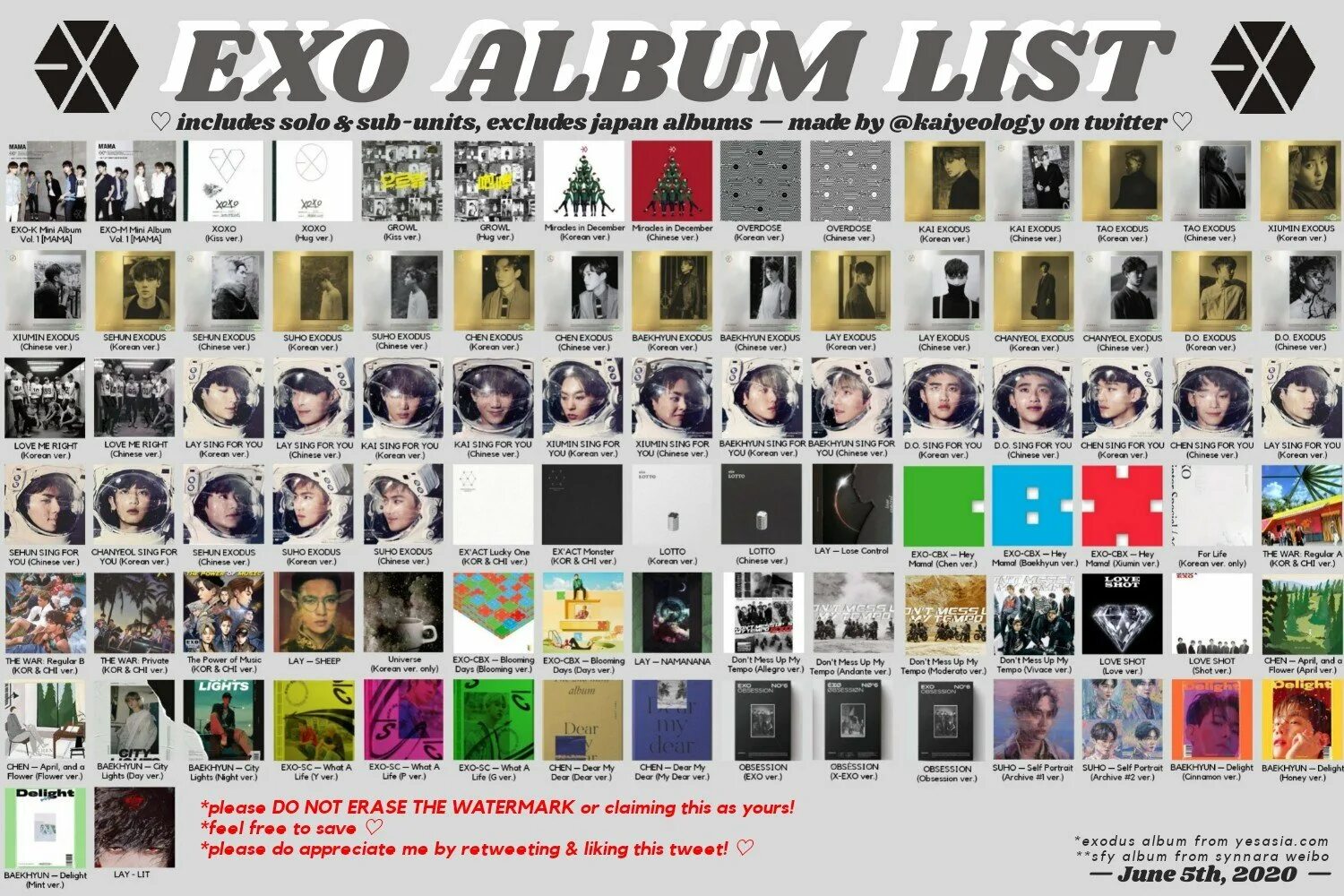 EXO album list. EXO вишлист. Вишлист EXO album. Обложка альбома EXO.