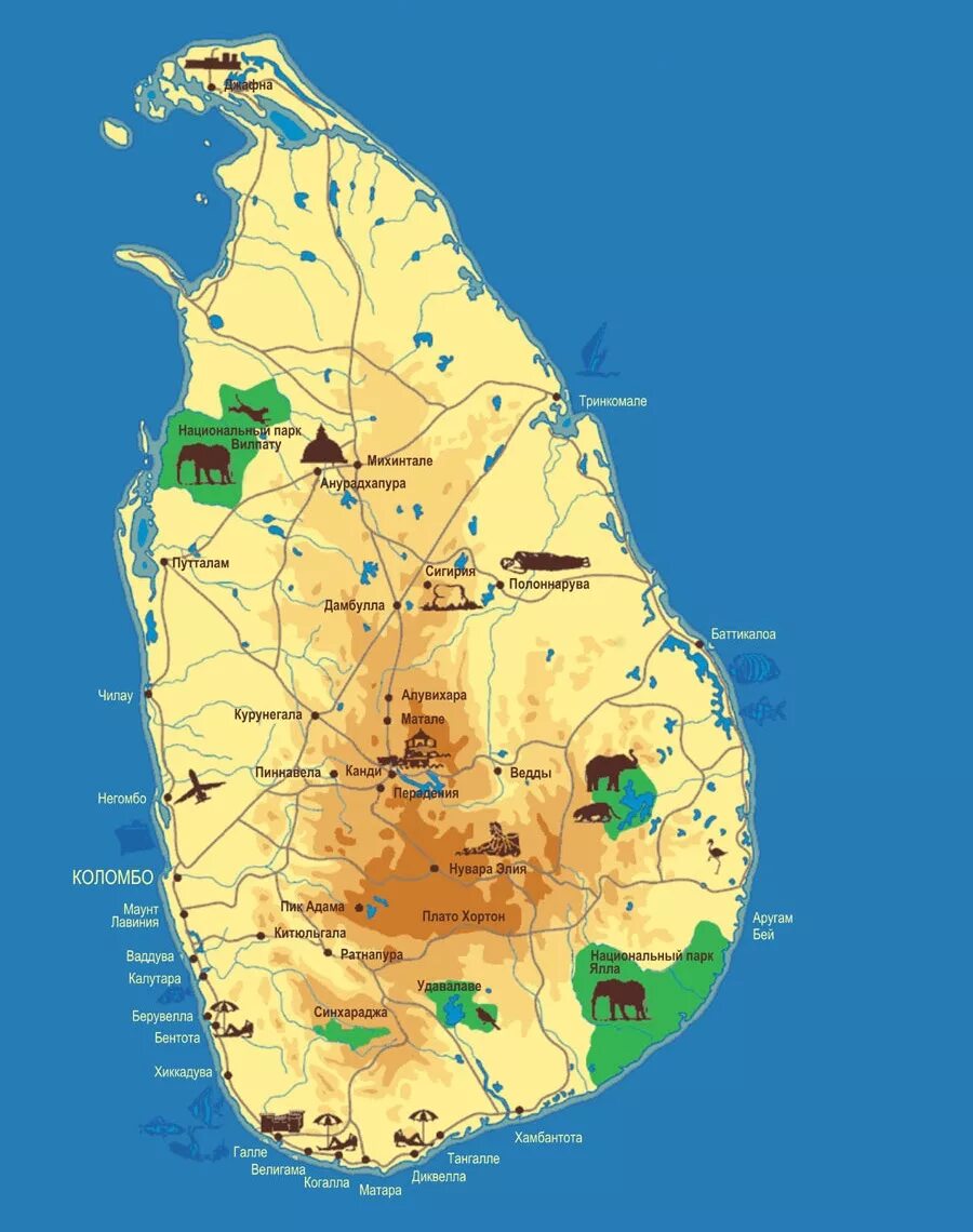 Достопримечательности шри ланки на карте. Шри Ланка на карте. Туристическая карта Шри Ланки с достопримечательностями на русском. Унаватуна Шри Ланка на карте. Карта Шри Ланки с курортами на русском языке.