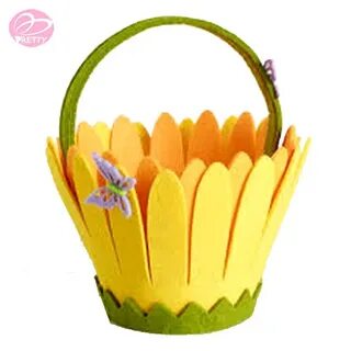 Пасхальная корзинка из фетра