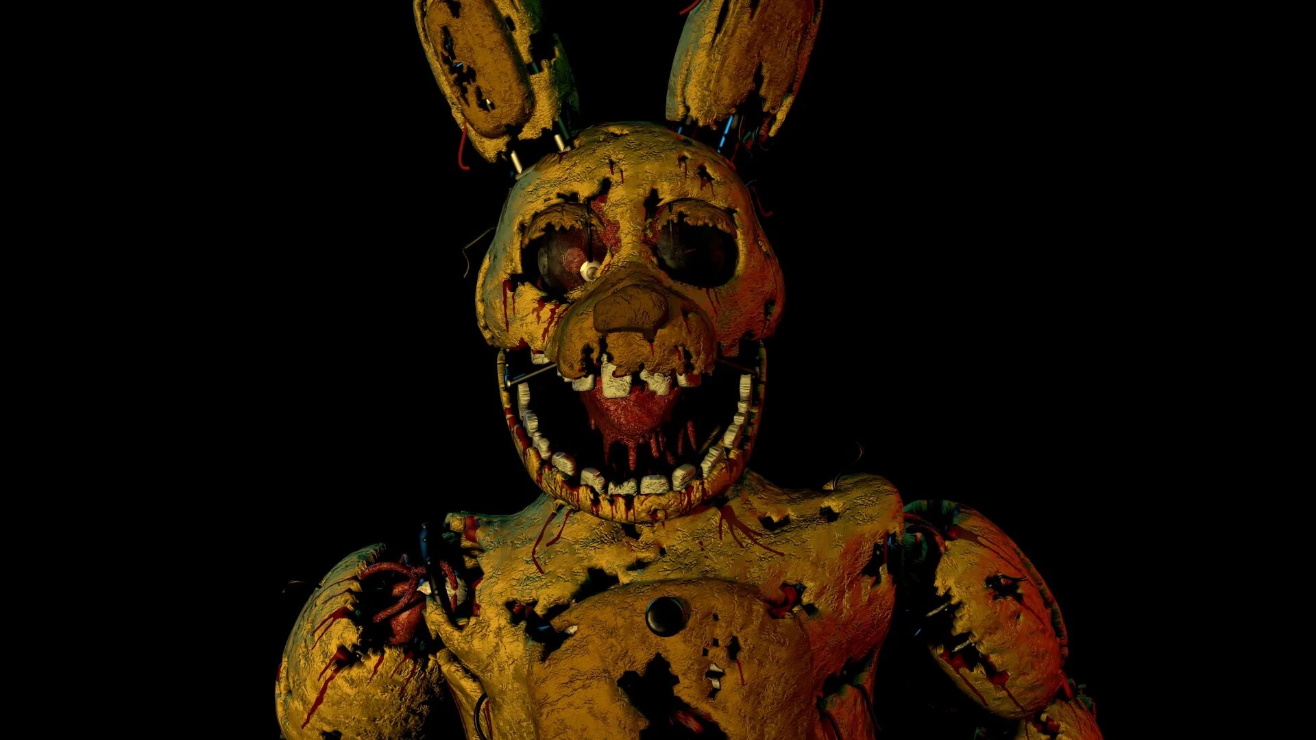 Спринг Бонни и СПРИНГТРАП. Синистер СПРИНГТРАП SFM. Спринг Бонни без маски. FNAF СПРИНГТРАП.