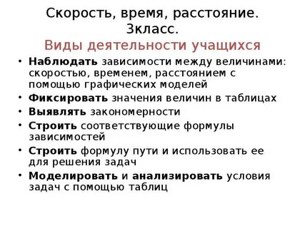 Виды зависимости величин