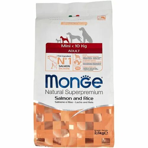 Корм для собак monge dog speciality. Monge Speciality line для щенков мелких пород. Monge Dog Mini корм для взрослых собак мелких пород 800г, шт.. Monge Dog Speciality Mini для взрослых собак мелких пород лосось с рисом 800 г. Monge Extra small Adult лосось и рис, 800 г.