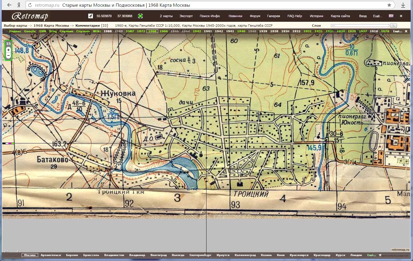 Retromap ru старые