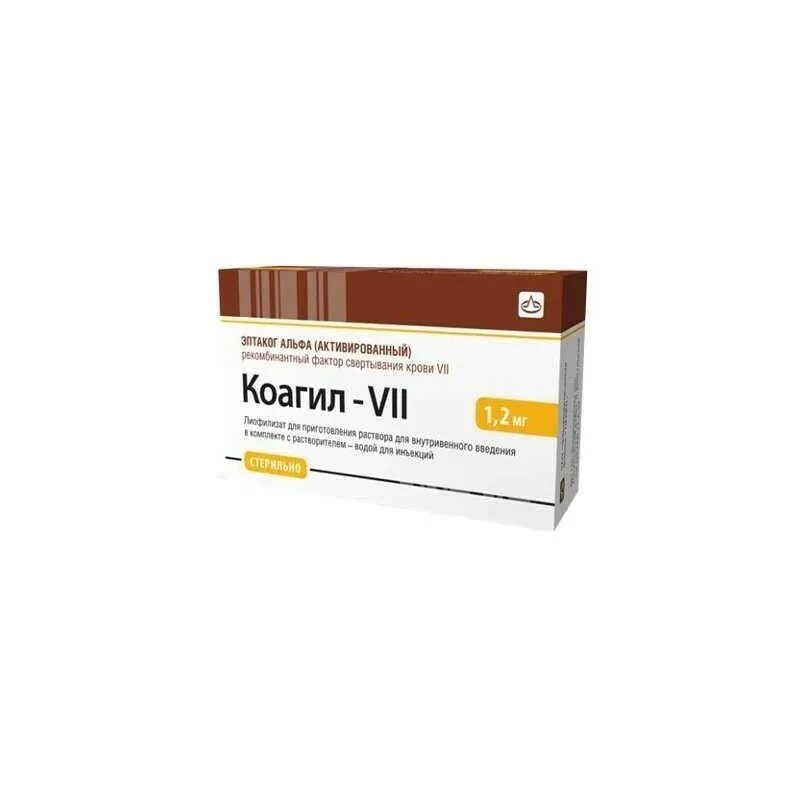 Коагил-VII. Эптаког Альфа 2.4. Эптаког Альфа активированный. Коагил-VII лиофилизат для приготовления раствора для инъекций.