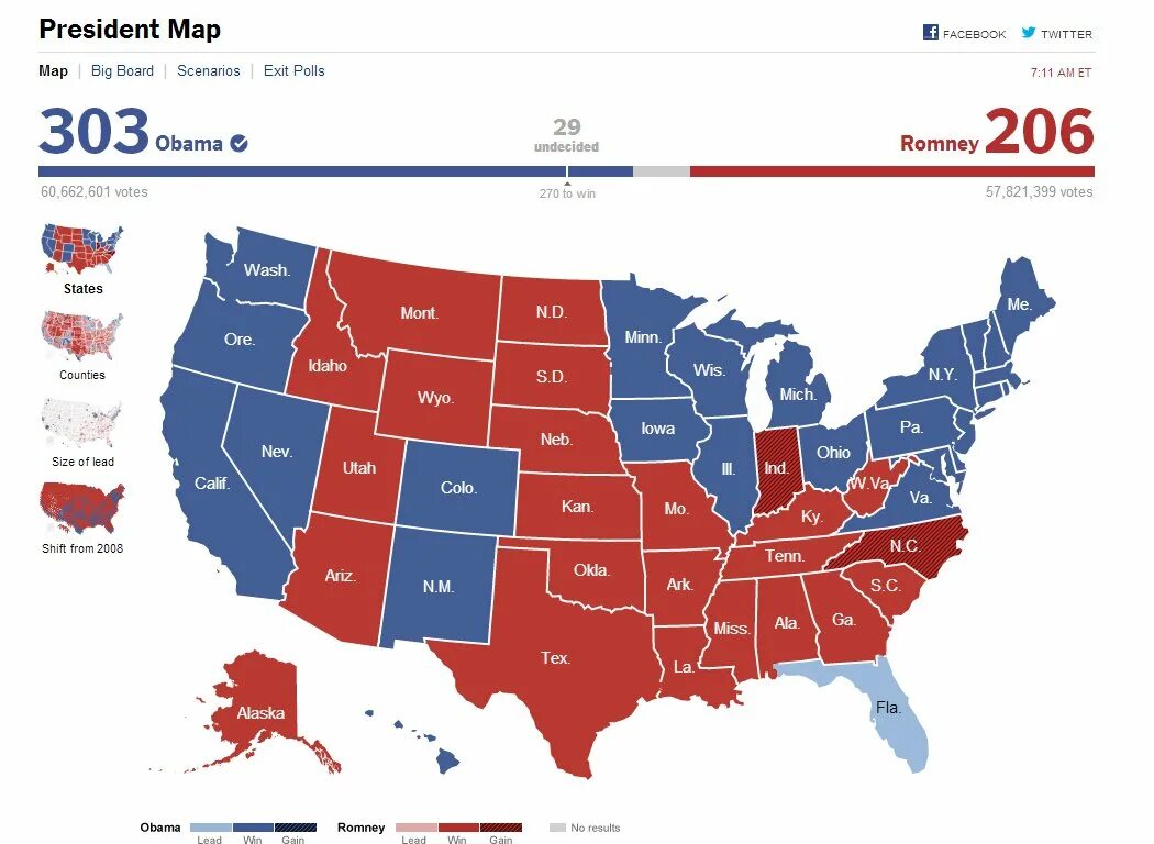 Presidential election 2012 USA. The New York times карта. NY times 2012 election. Карта выборов в США 2012.