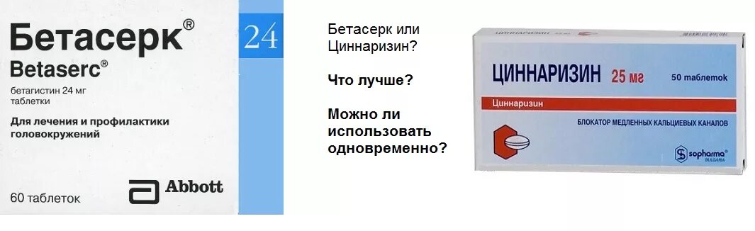 Можно ли принимать одновременно лекарства. Лекарства от головокружения циннаризин. Препарат от головокружения для пожилых циннаризин. Таблетки от головокружения для пожилых циннаризин. Бетасерк или Бетагистин.