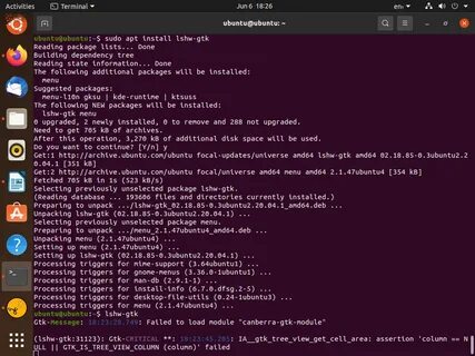 Ubuntu gui