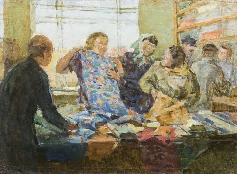Художник в издательстве. Художник в издательстве