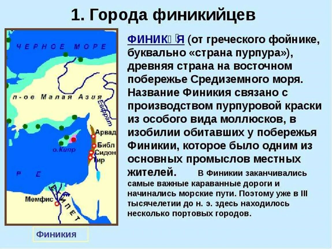 Какие города финикийский. Восточное побережье Средиземного моря Финикия. Древняя Финикия 5 класс история. Древнее государство Финикия кратко. Культура древней Финикии.