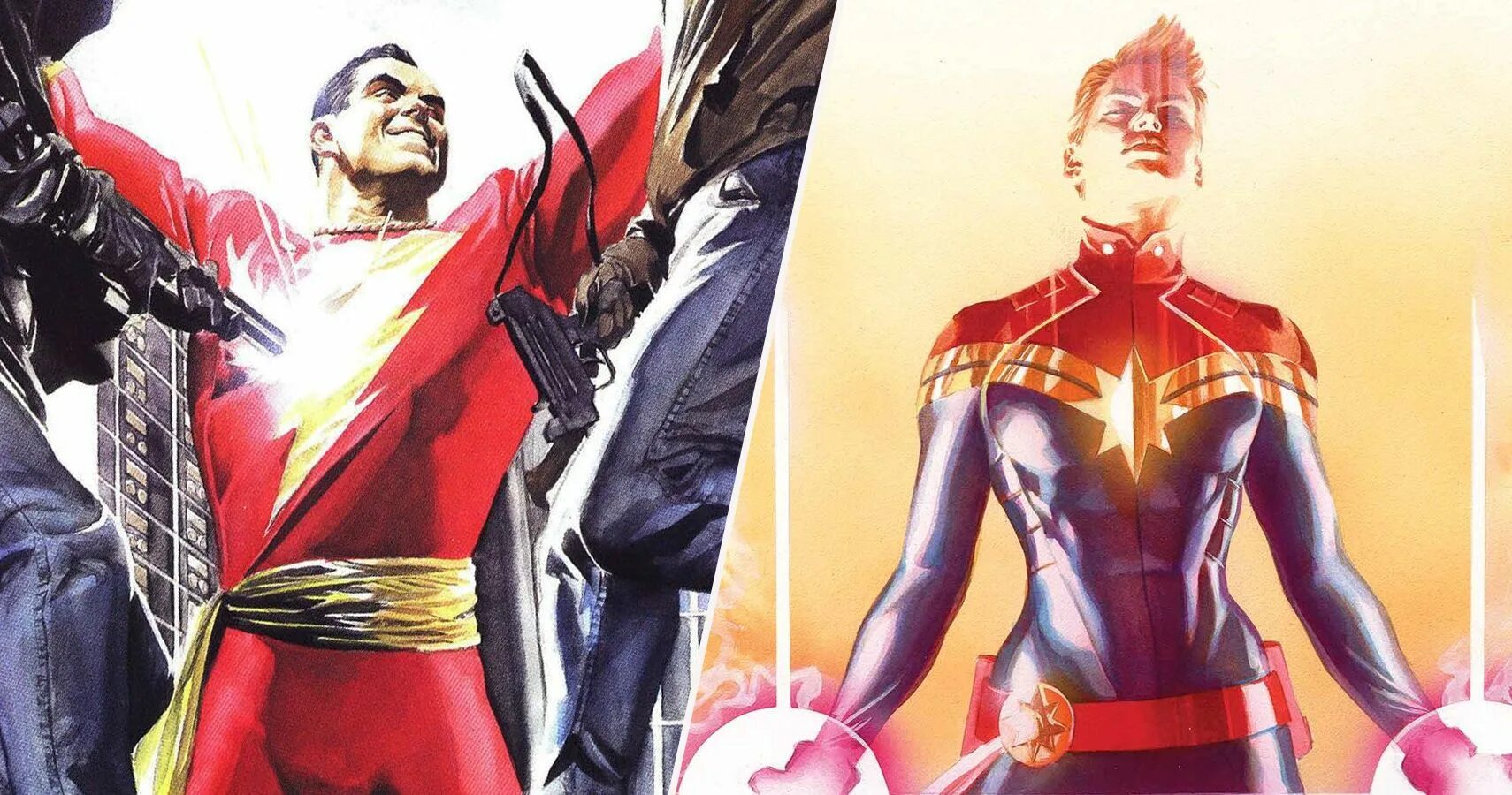 Captain marvel vs captain marvel. Капитан марвел shazam. saitama vs captain marvel. капитан марвел против супермена. сайтама против супермена и шазам.