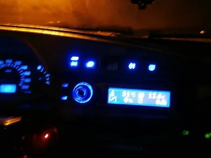 Освещение панели ваз 2114