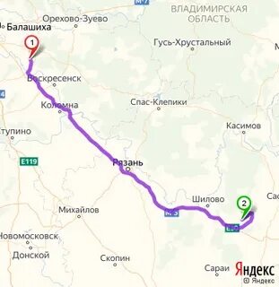 Сколько от москва до орехово