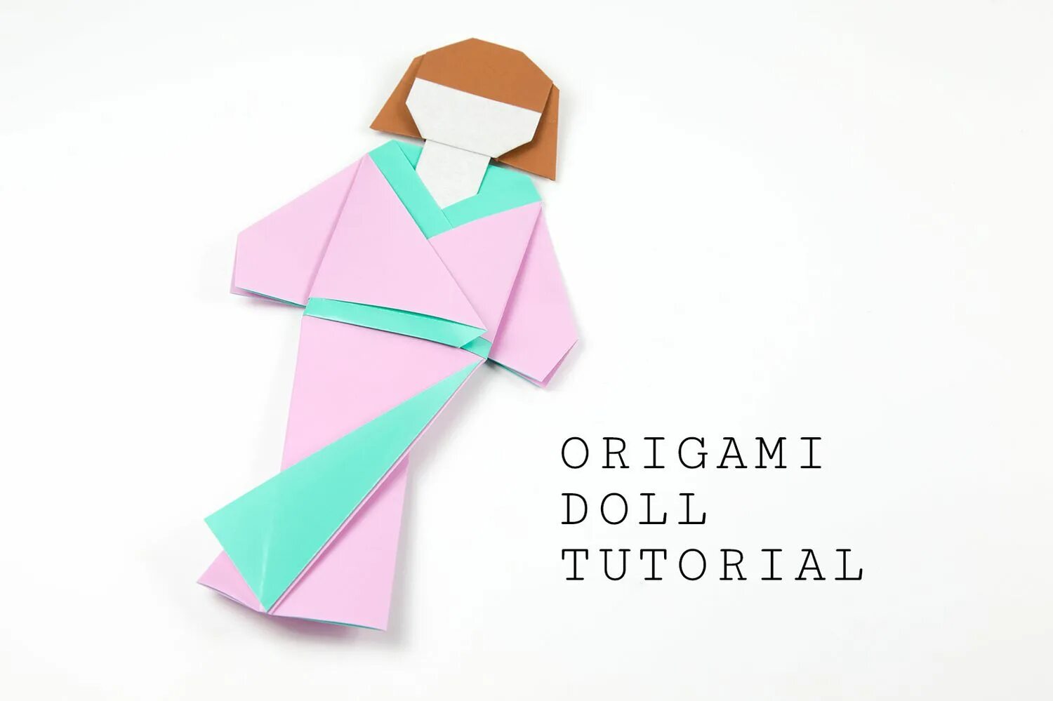 Оригами. Оригами человек. Оригами из бумаги. Оригами для детей. Кукла из бумаги видео
