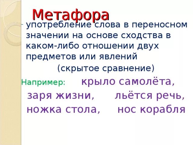 Слова в переносном значении. Слова метафоры. Метафоры о Веселом. Метафора это употребление.