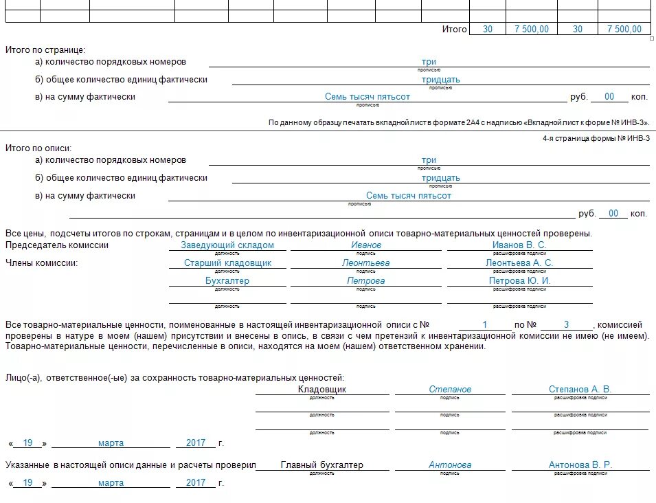 Общественная инвентаризация. Инвентаризация товарно материальных ценностей пример заполнения. Инвентаризация товарно-материальных ценностей образец заполнения. Инвентаризация опись товарно-материальных ценностей форма инв-3. Образец заполнения инвентаризационной описи 0504087 образец заполнения.