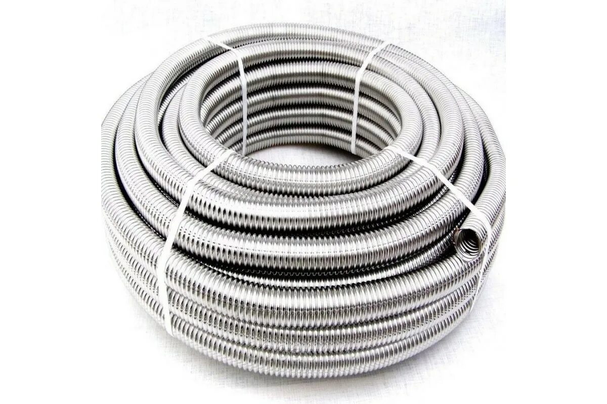 15мм, (бухты 50м). труба гофрированная нержавеющая сталь ss304 neptun iws 15а отожженная. труба гофрированная нержавейка 65мм. гибкие трубы для отопления. Kofulso 16м.