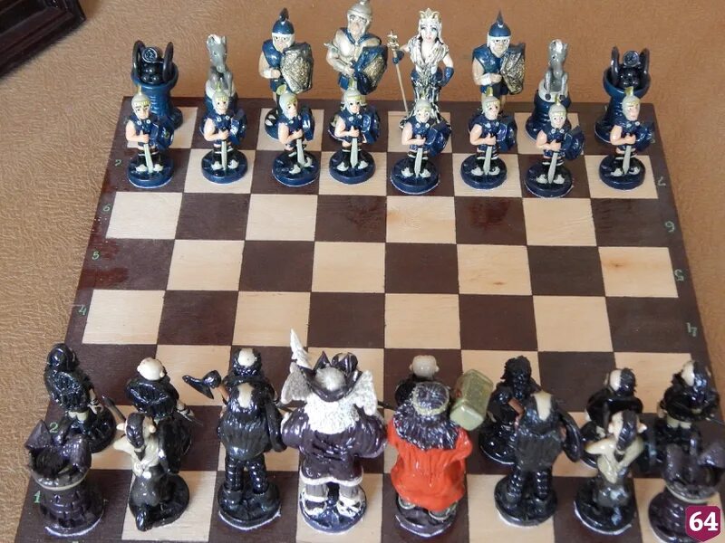 Шахматы зеков. Блатные шахматы.