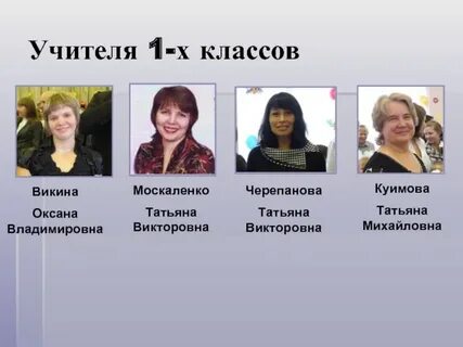 Учителя 1 уровня