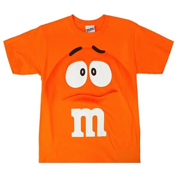 Футболка m&m. M&M'S оранжевый. Ммдемс оранжевый. Футболка ммдемс.